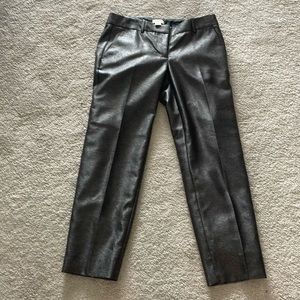 J.Crew gray shimmer pants